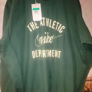 Nike Green Athletic Sweatshirt